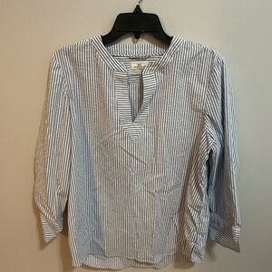 Vineyard Vines Women’s Seersucker Savannah Harbor Top, Large